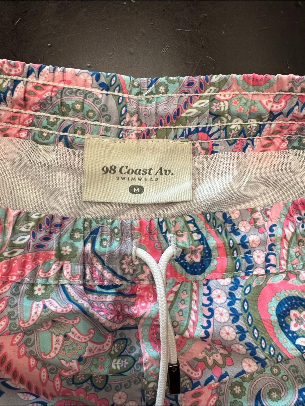 98 Coast Av Drawstring Boy’s Shorts - Multicolor Size M (8-10) EUC